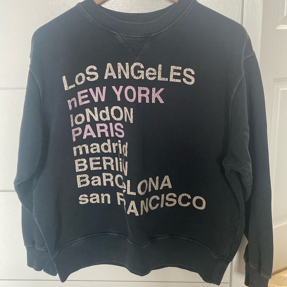 ANINE BING city love sweatshirt - Small